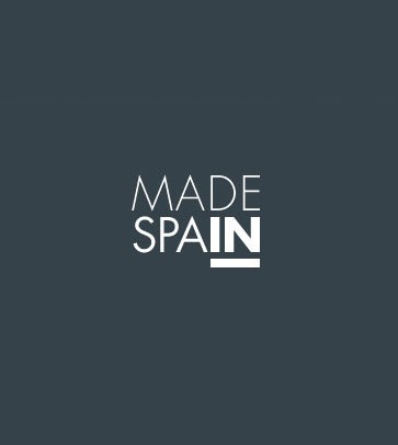 Logotipo diseñado para apoyar la producción nacional. Pese a su minimalismo, muestra un guiño que define muy bien su significado: el “IN” está subrayado, para remarcar la idea de producción española.